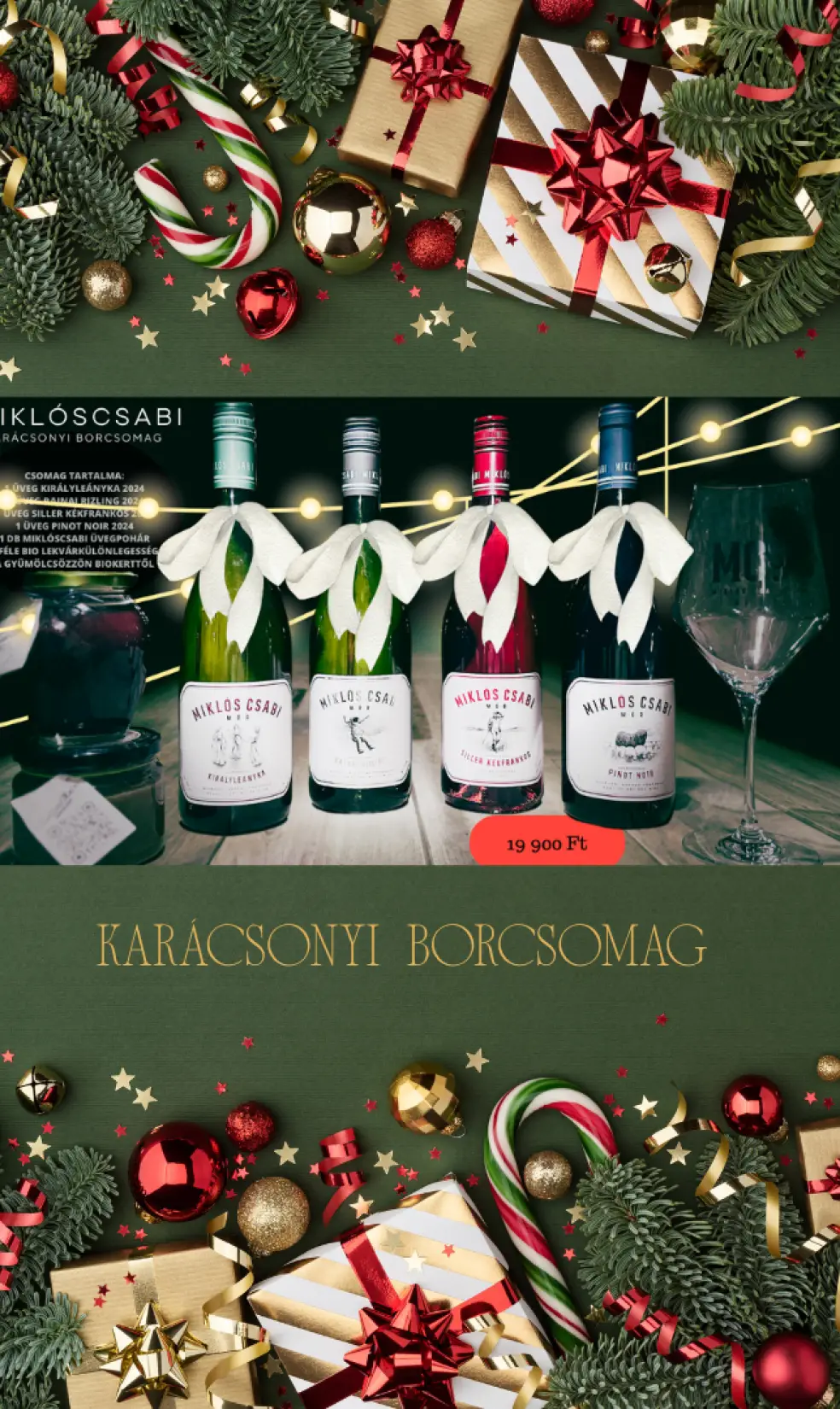 Karácsonyi borcsomag
